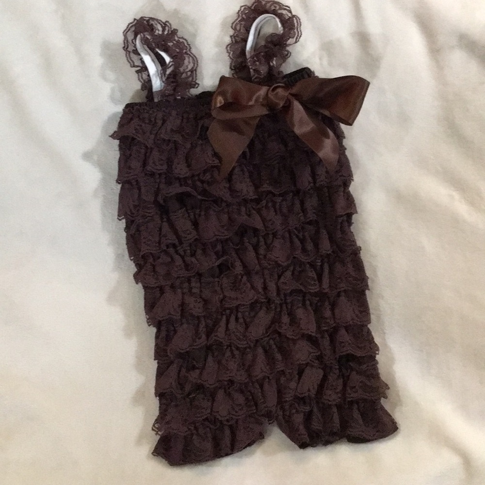 Brown petti romper - Picture 1 of 9